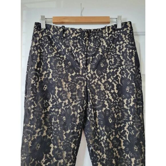 Robert Rodriguez Black Lace Pants 10 - Picture 2 of 9